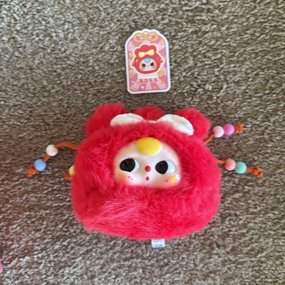 Baby Three Good Luck Bag -Confirmed Red